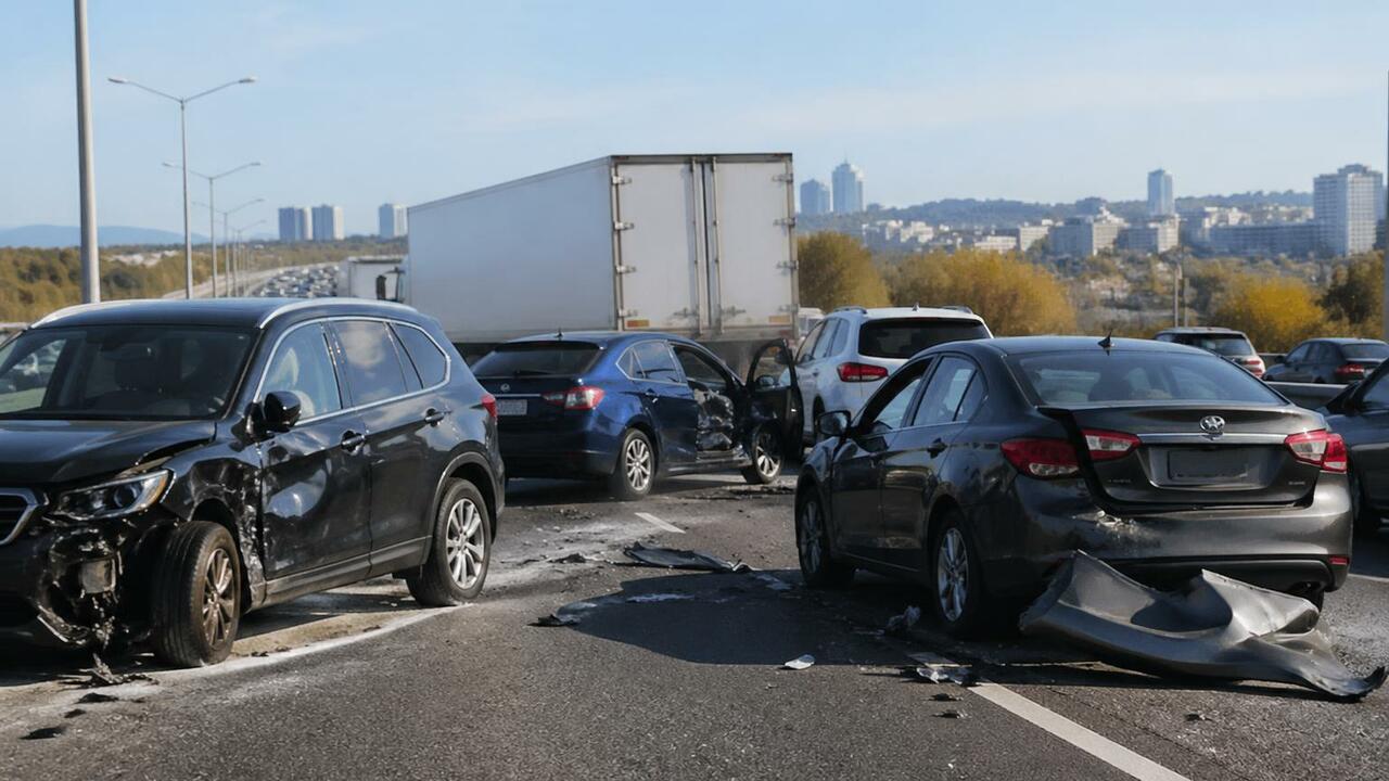 На Горьковском шоссе у въезда в Казань произошл...