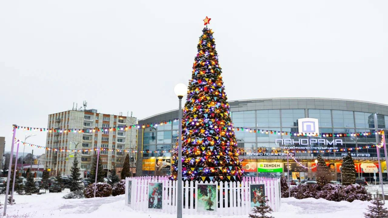 В Альметьевске на новогодних каникулах праздник...