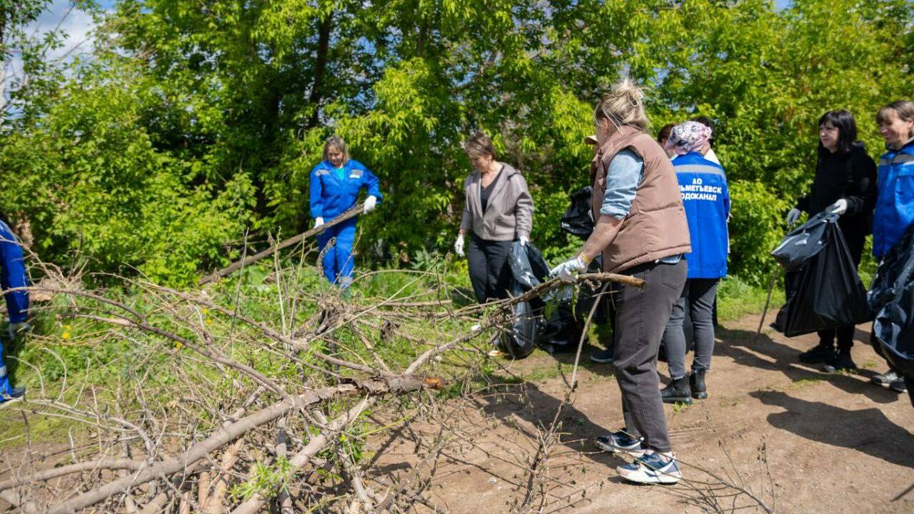 В Альметьевске более 200 человек приняли участие в городском субботнике С раннего утра 17 мая жители Альметьевска в соб...