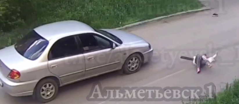 В Альметьевске произошёл серьёзный дорожный инц...