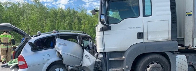 Шансов выжить не было: Пожилой водитель легковушки умер  после лобового столкновения с грузовиком