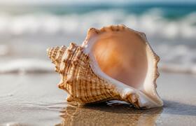 Дельфинята учатся охотиться с ракушками, глядя ...